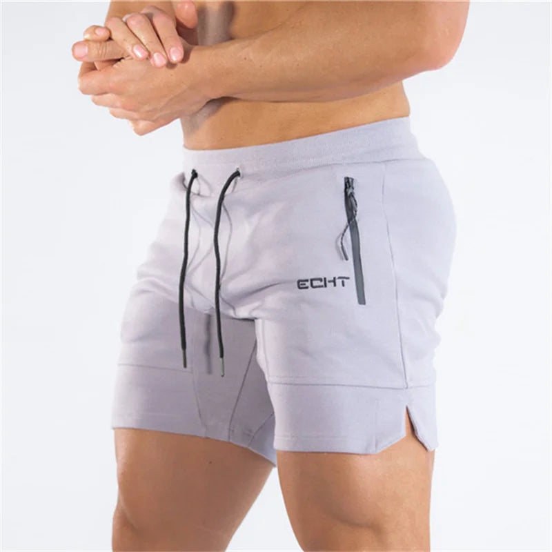 Zip-Pocket Jogger Shorts